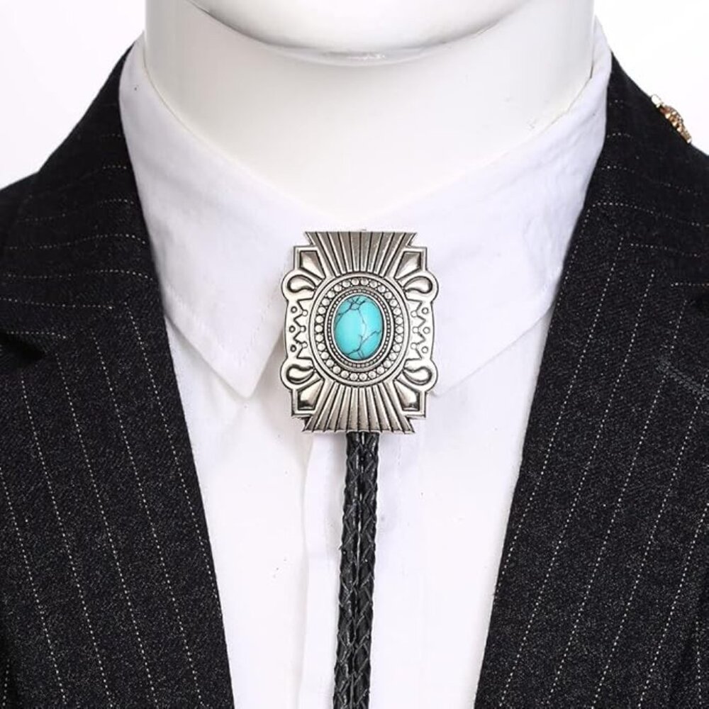 Western Cowboy Crown Bolo Tie